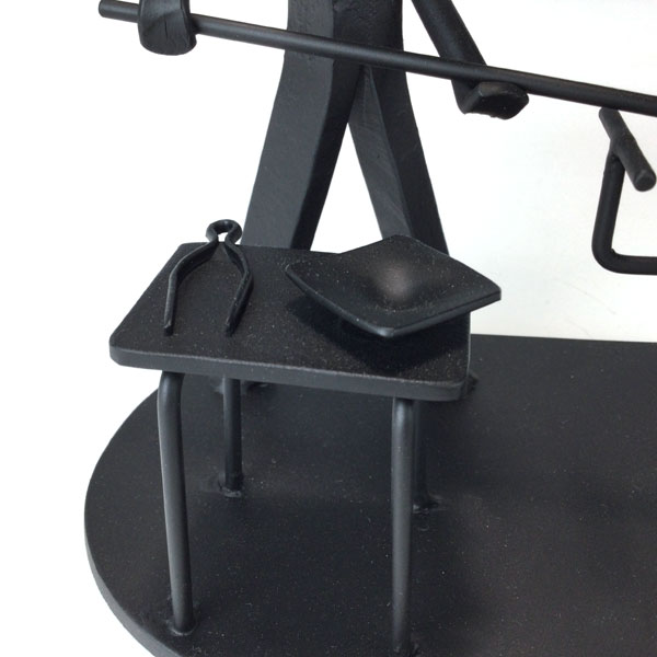 Glassblower w/Glory Hole Railroad Spike - Image 3